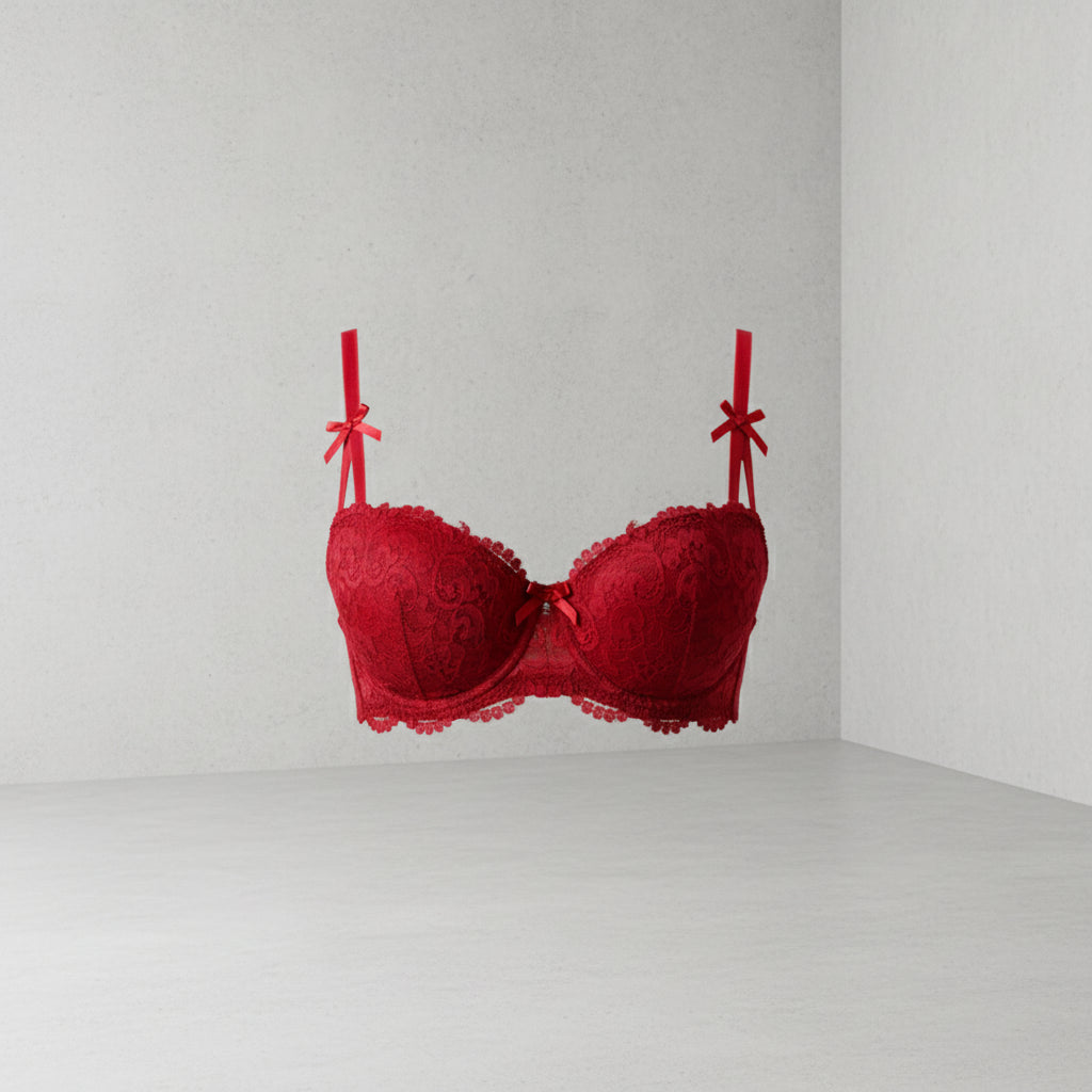Variant Image - Red - single bra