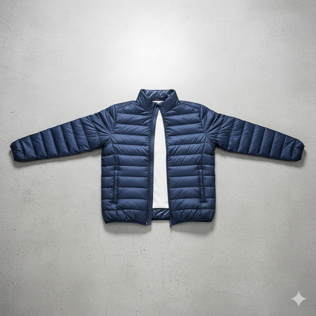 Leichte Herren Steppjacke mit Stehkragen | Übergang | Atmungsaktiv