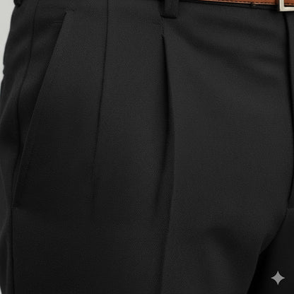 Klassische Herren Stoffhose | Regular Fit & Knitterarm