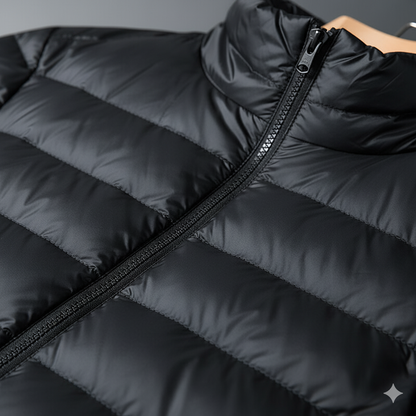 Leichte Herren Steppjacke mit Stehkragen | Übergang | Atmungsaktiv