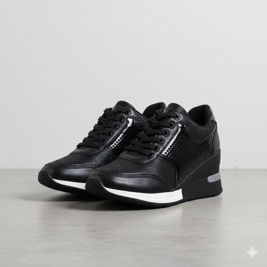 Damen Sneaker mit Keilabsatz | Bequem & Atmungsaktiv