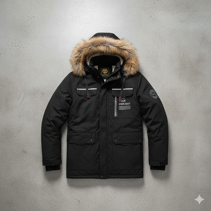 Herren Winterparka mit Kapuze | Winddicht & Warm