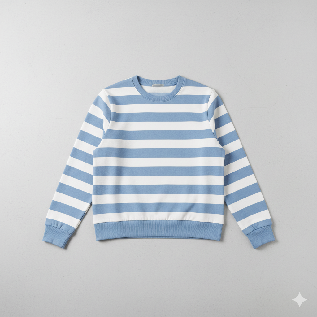 Damen Pullover Kuschelig Lässig | Gestreift | Rundhals