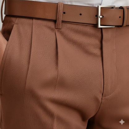 Klassische Herren Stoffhose | Regular Fit & Knitterarm