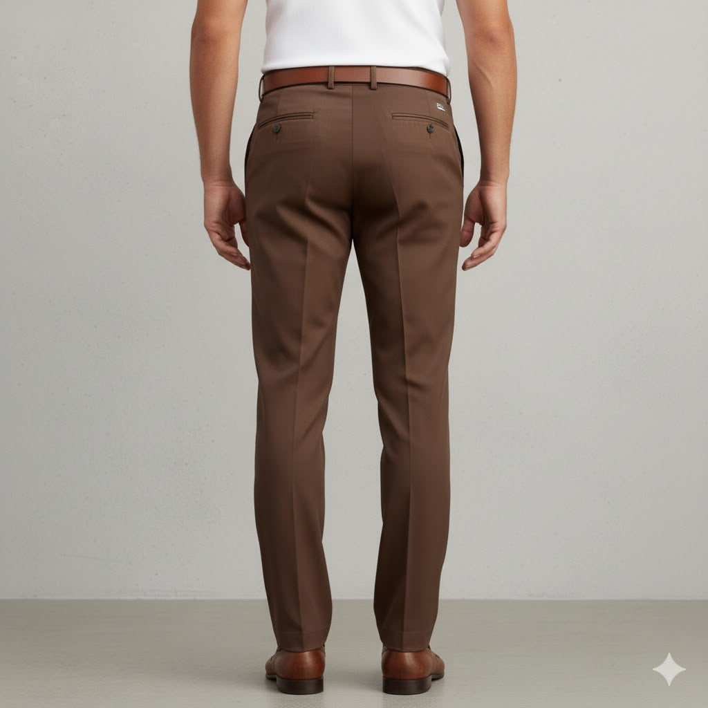 Klassische Herren Stoffhose | Regular Fit & Knitterarm