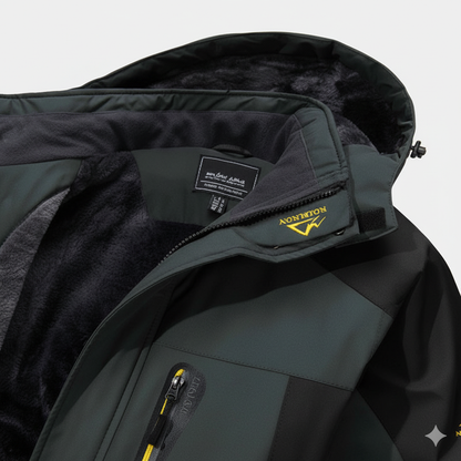 Herren Skijacke mit Kapuze | Winddicht & Warm | Winter Outdoor