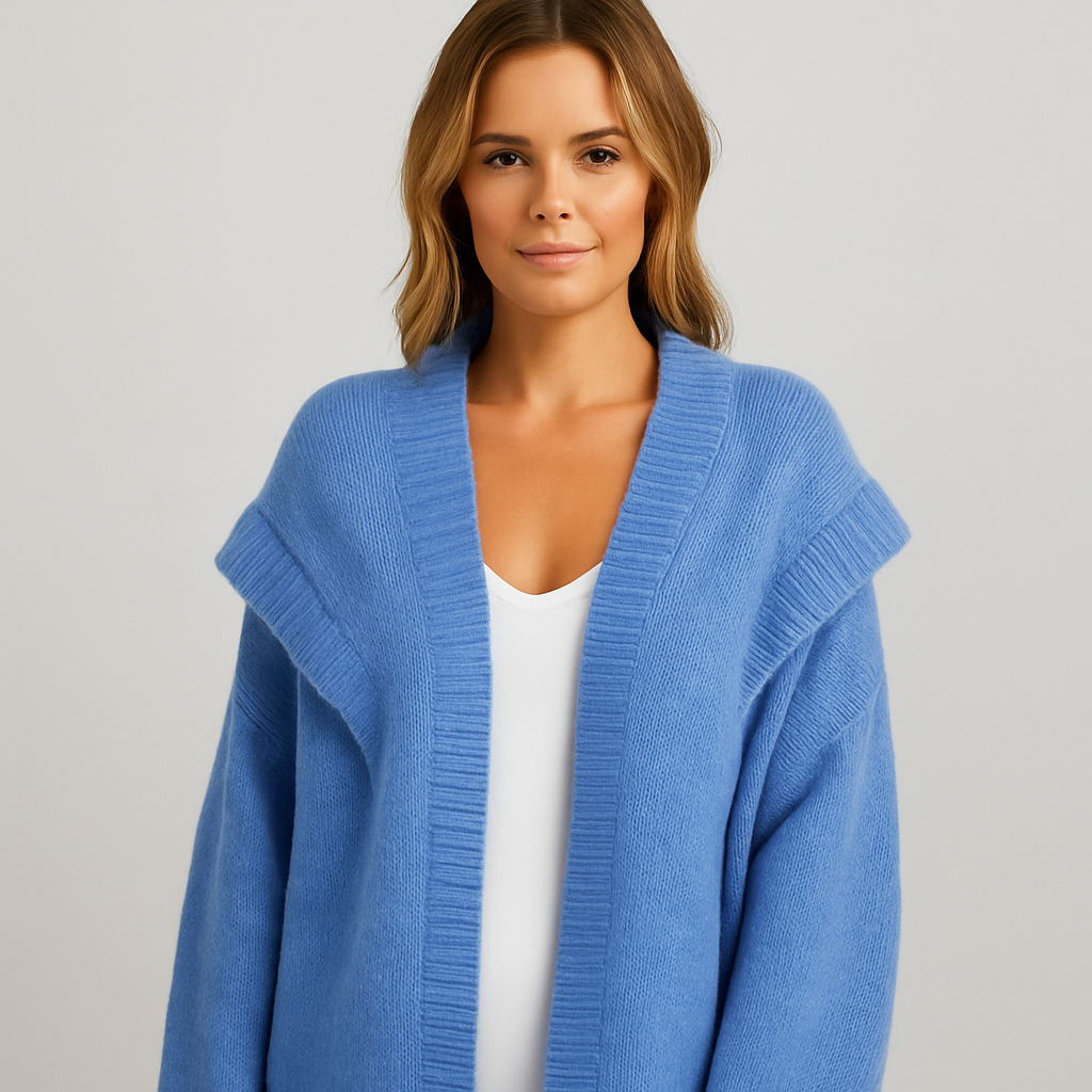 Damen Strickjacke mit Kapuze | Lässig & Übergang