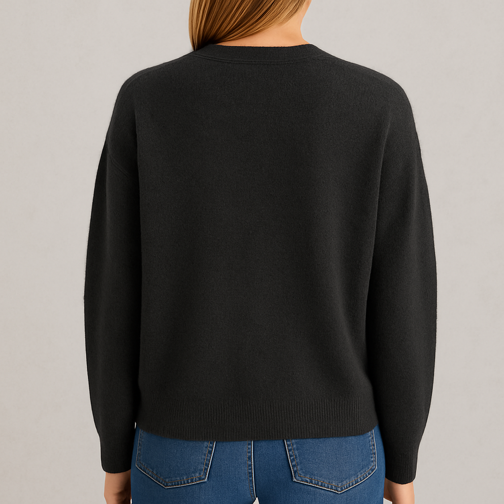Damen Strickjacke mit V-Ausschnitt | Herbst & Übergang