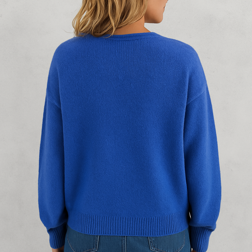 Damen Strickjacke mit V-Ausschnitt | Herbst & Übergang