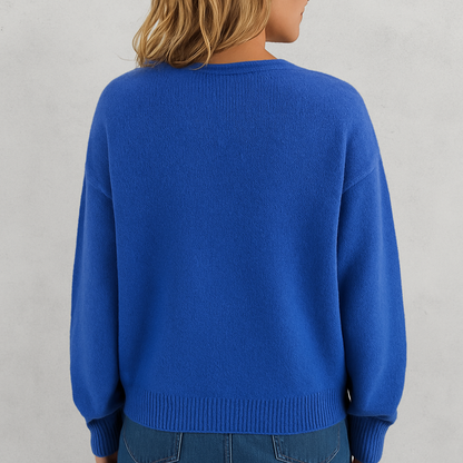 Damen Strickjacke mit V-Ausschnitt | Herbst & Übergang