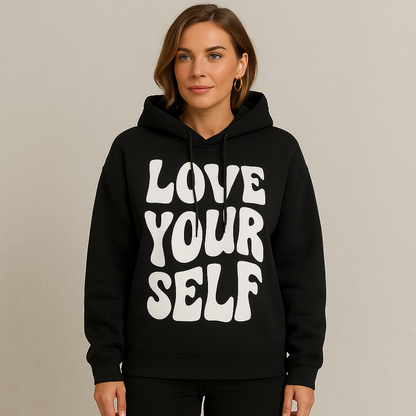 Damen Hoodie mit Statement Print | Lässig & Modern