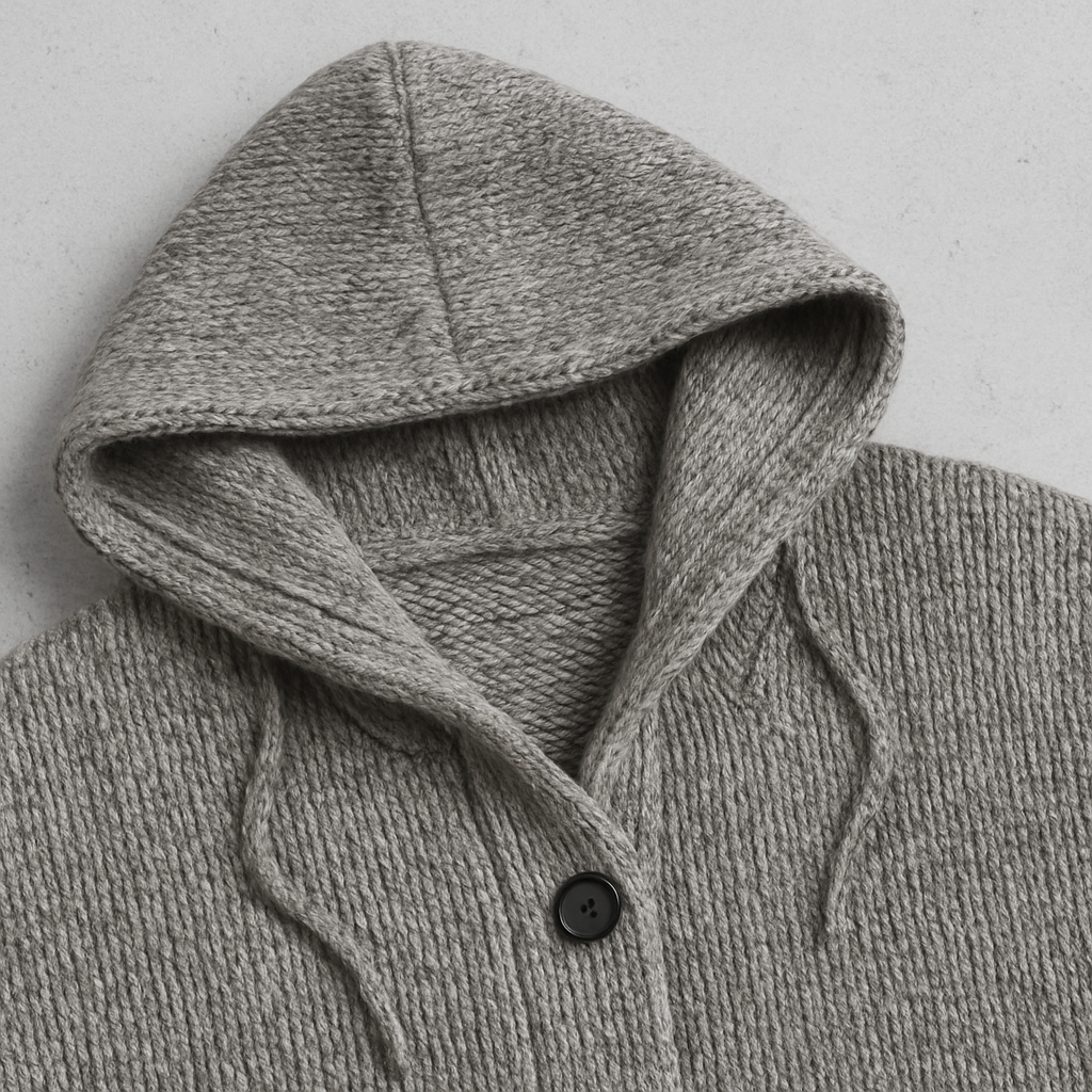 Kuscheliger Damen Strickjacke mit Kapuze | Warm für Herbst/Winter