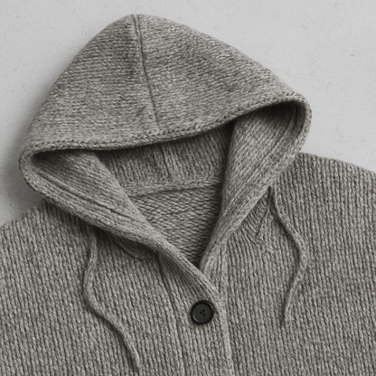 Kuscheliger Damen Strickjacke mit Kapuze | Warm für Herbst/Winter