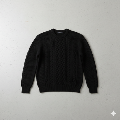 Herren Strickpullover mit Strukturmuster | Modern & Warm | Winter