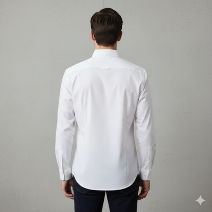Herren Slim Fit Businesshemd | Atmungsaktiv & Herbst