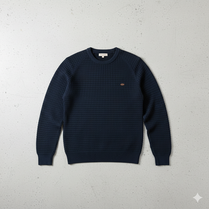 Herren Baumwollpullover mit Karomuster | Modern & Bequem