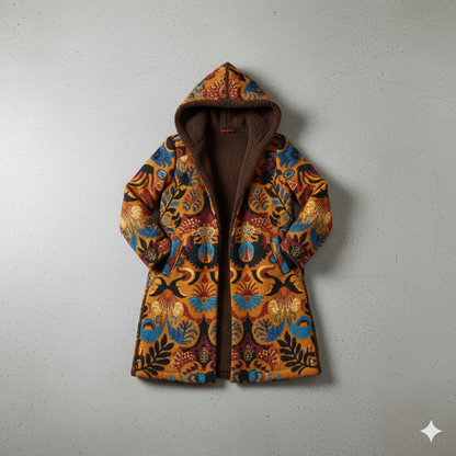 Damen Fleecejacke mit Kapuze | Plüsch & Kuschelig | Herbst/Winter