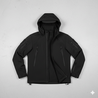 Herren Outdoor Taktikanzug mit Kapuze | Wasserabweisend & Winter