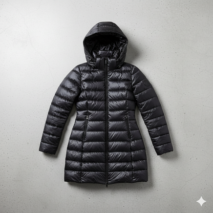 Damen Daunenjacke mit Kapuze | Leicht & Warm | Winter