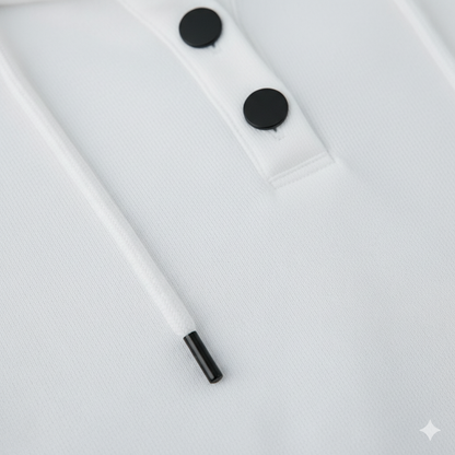 Lässiges Damen Hoodie mit Knopfleist
