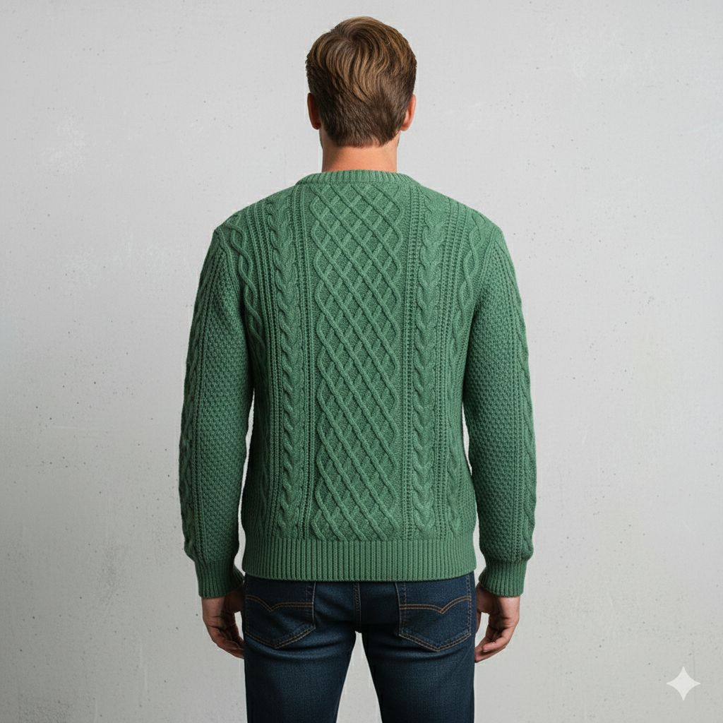 Herren Strickpullover mit Strukturmuster | Modern & Warm | Winter