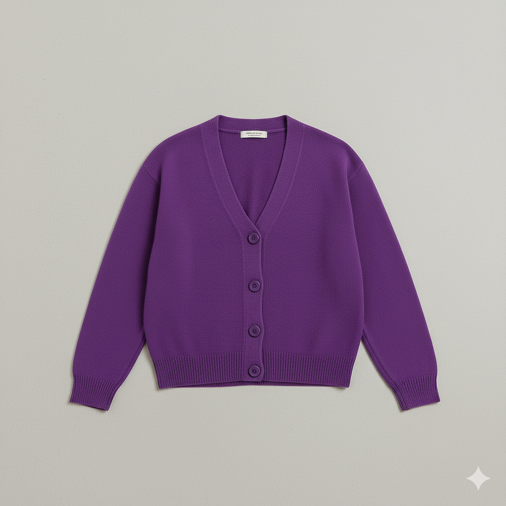 Damen Strickjacke mit V-Ausschnitt | Herbst & Übergang