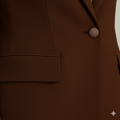 Elegantes Damen Anzugset | Blazer & Hose | Slim Fit Business