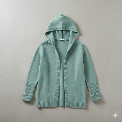 Damen Strickjacke mit Kapuze | Lässig & Übergang