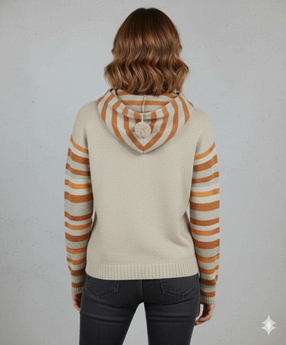 Weicher Damen Hoodie mit Tierprint