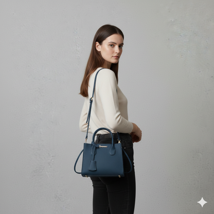 Damen Umhängetasche aus Kunstleder | Klein & Elegant