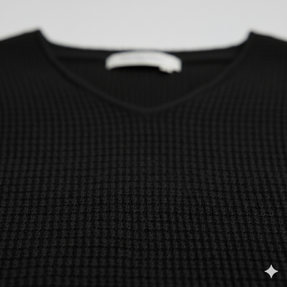 Lässiger Damen Strickpullover mit V-Ausschnitt | Freizeit | Herbst