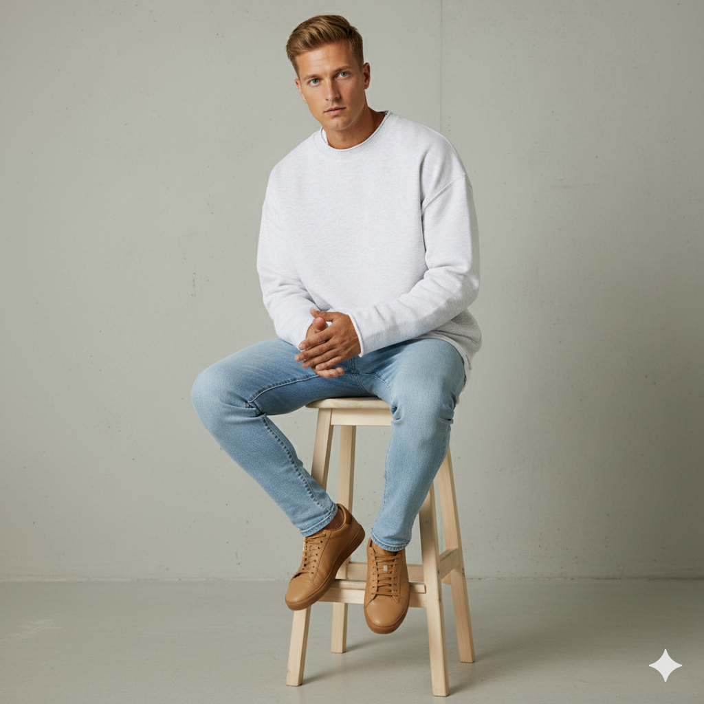 Sportliches Herren Sweatshirt | Locker & Bequem | Fitness