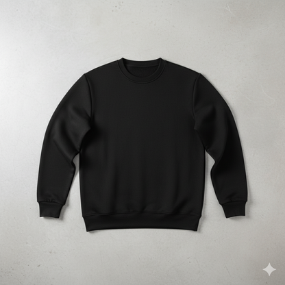 Herren Sweatshirt mit Rundhalsausschnitt