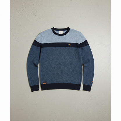 Gemusterter Strickpullover für Herren