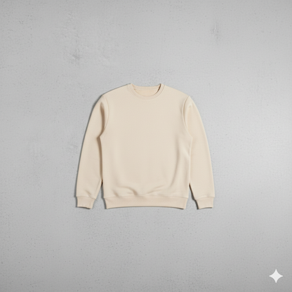 Herren Sweatshirt mit Rundhalsausschnitt