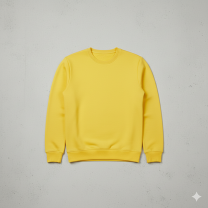 Herren Sweatshirt mit Rundhalsausschnitt