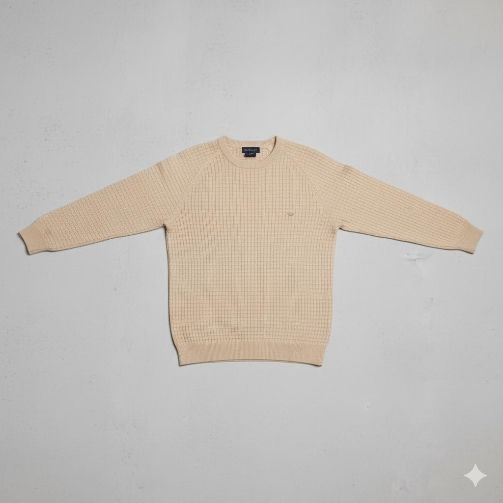 Herren Baumwollpullover mit Karomuster | Modern & Bequem
