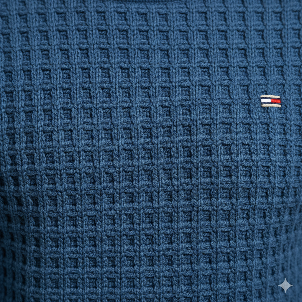 Herren Baumwollpullover mit Karomuster | Modern & Bequem