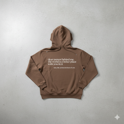 Lässiger Damen Hoodie mit Rückendruck