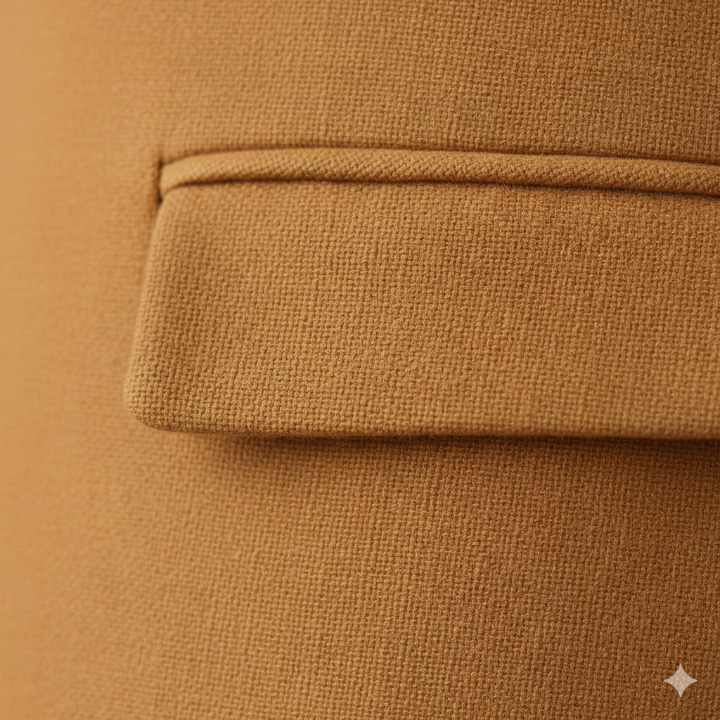 Damen Wollmantel mit Stehkragen | Schmaler Schnitt & Elegant | Herbst/Winter