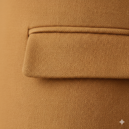 Damen Wollmantel mit Stehkragen | Schmaler Schnitt & Elegant | Herbst/Winter