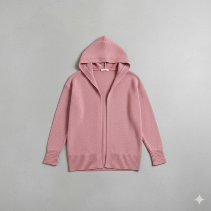 Damen Strickjacke mit Kapuze | Lässig & Übergang