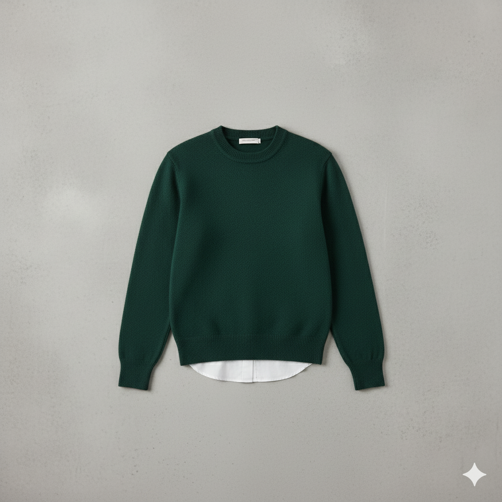 Kuscheliger Damen Strickpullover mit Rundhalsausschnitt | Winter | Elegant