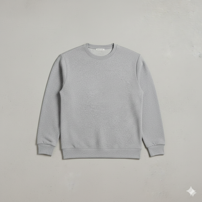 Herren Sweatshirt mit Rundhalsausschnitt