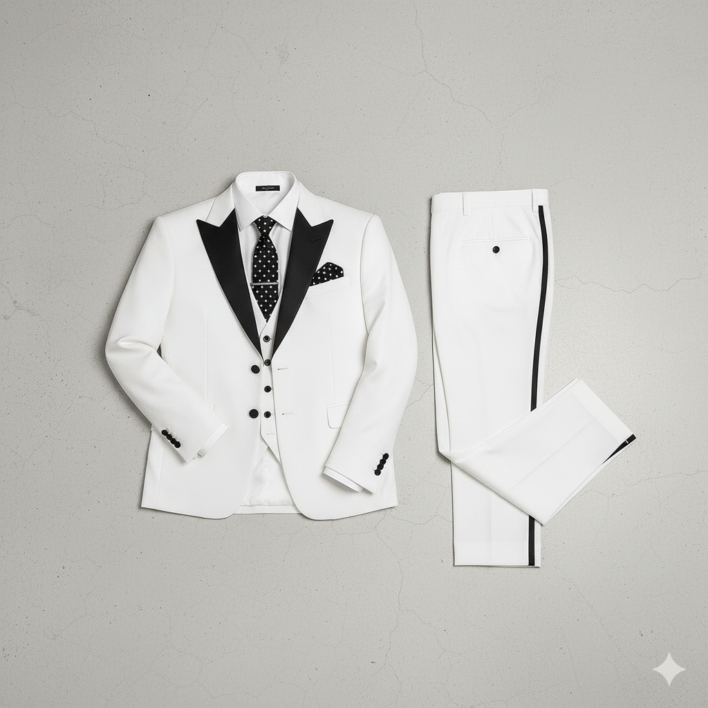 Herren 3-teiliger Anzug Slim Fit | Business Hochzeit Smoking