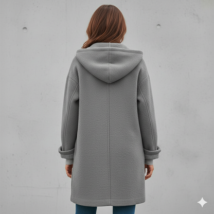 Warmer Damen Mantel aus Teddyfleece | Kuschelig & Elegant für Winter