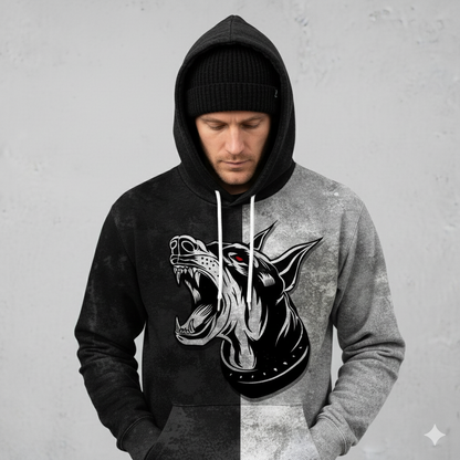Herren Hoodie mit Muster | Lässig & Warm | Herbst/Winter