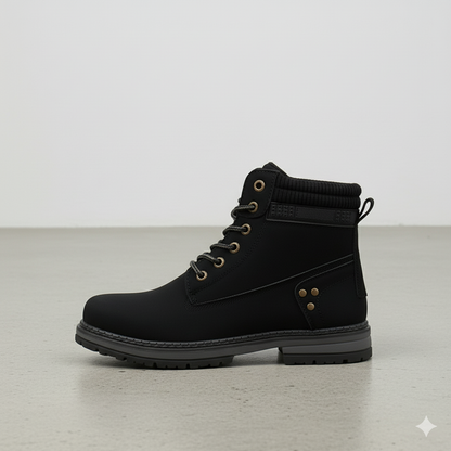 Damen Winterstiefel mit Fellfutter | Warme Schnür-Boots