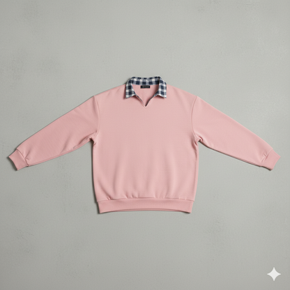 Lässiger Herrenpullover mit Reverskragen | Bequem | Freizeit
