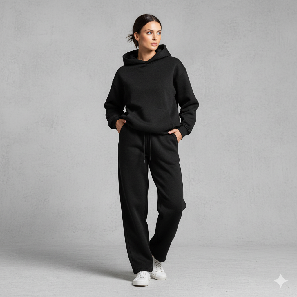 Kuscheliges Damen Set mit Hoodie & Hose